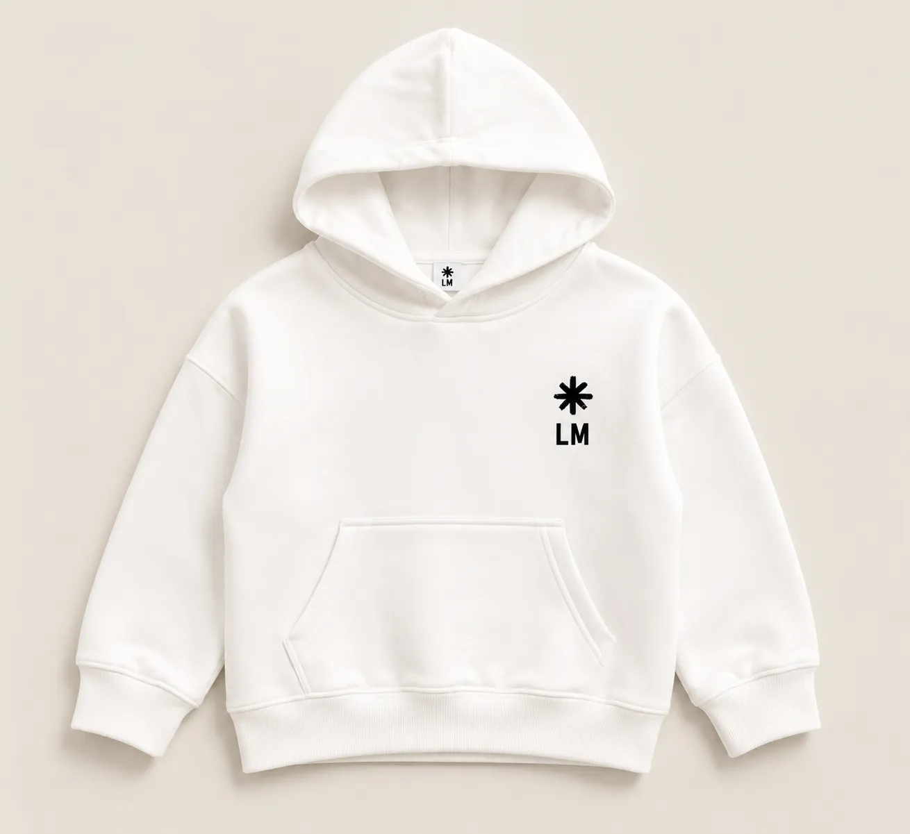 Brush Hoodie - White