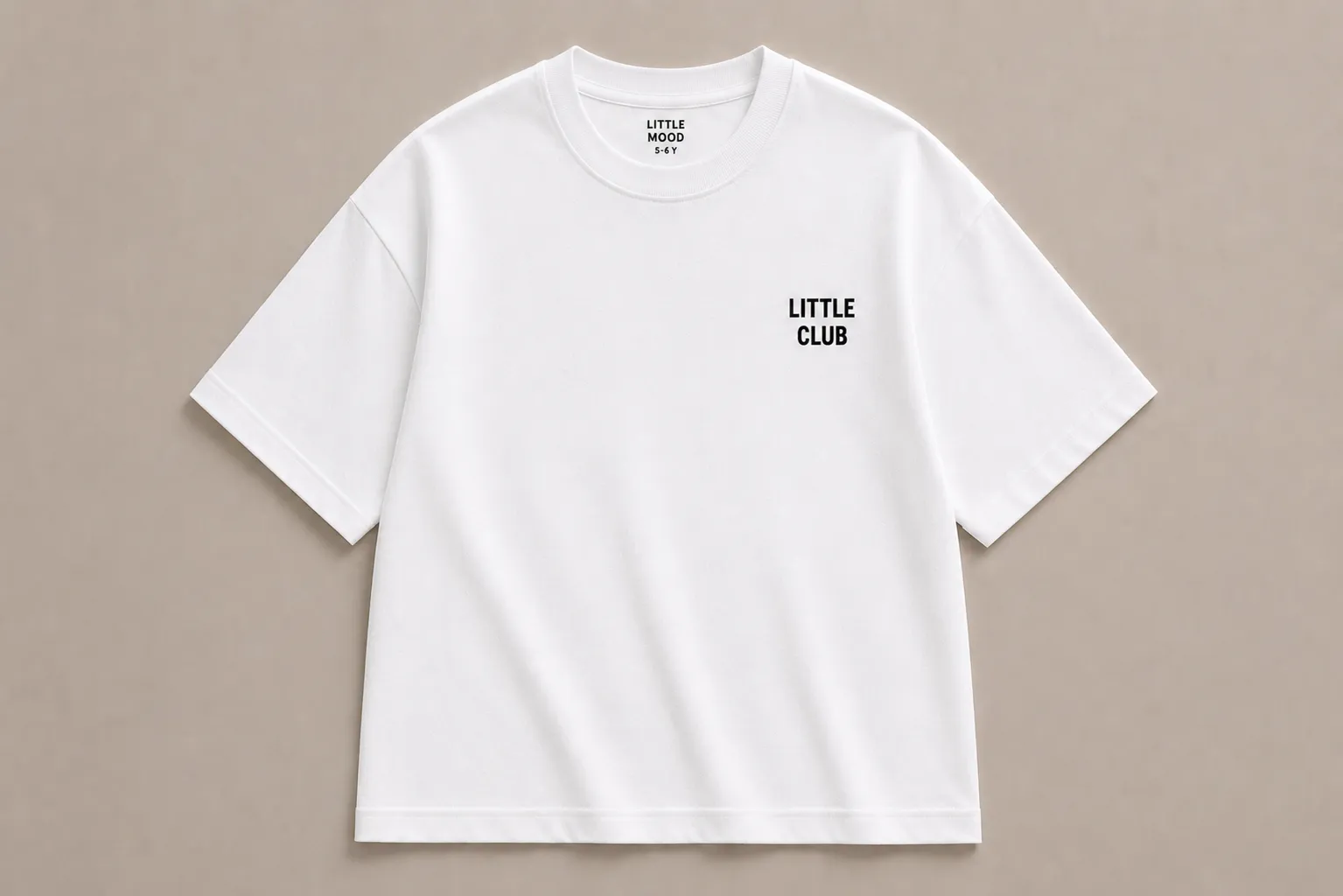 Little Club Tee - White